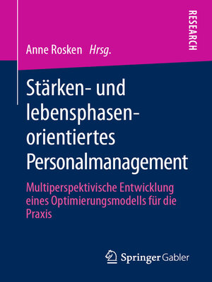 cover image of Stärken- und lebensphasenorientiertes Personalmanagement